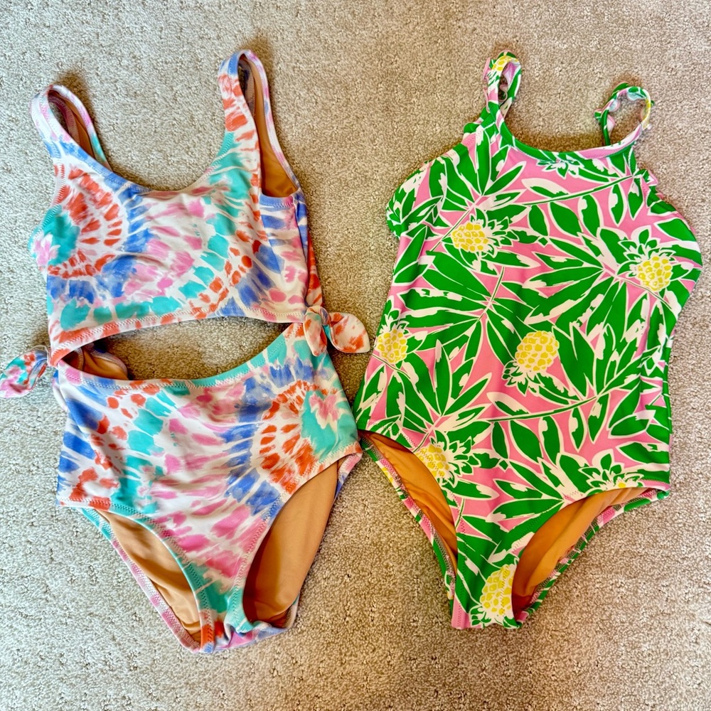 Crewcuts Girls Bathing Suits Size 6-7
